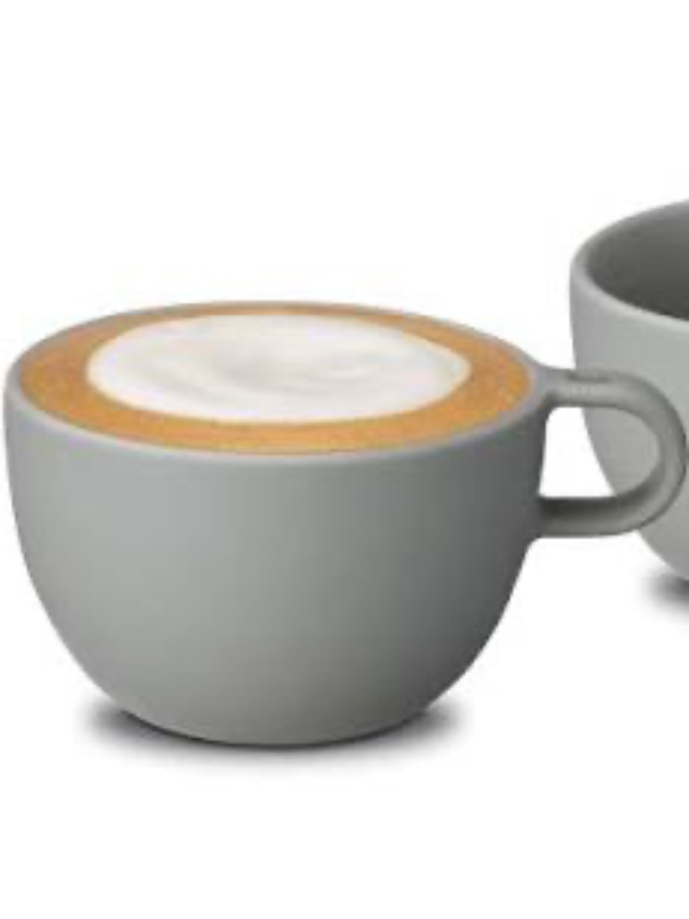 Nespresso Barista Gray Porcelain Cappuccino Cup, 1 Cup